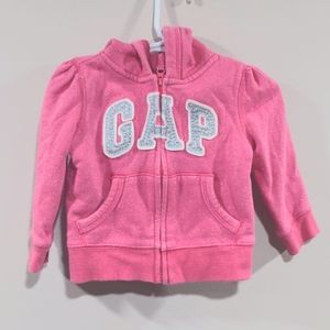 Gap sparkle zip up hoodie